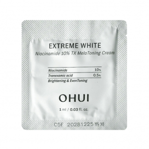 Отбеливающий крем OHUI Extreme White Niacinamide 10% TX Mela Toning Cream 1мл